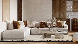 Wool rug - Nova (white/black)