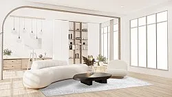 Wilton rug - Santi (light grey/white)