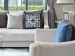 Wilton rug - Rosia (blue/grey)