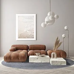 Round rug - Artena (grey)