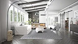 Indoor/Outdoor rug - Maynard (black)