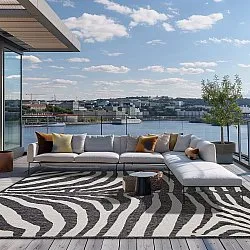 Indoor/Outdoor rug - Winona (black)
