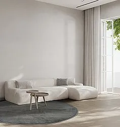 Round rug - Vevila (dark grey)