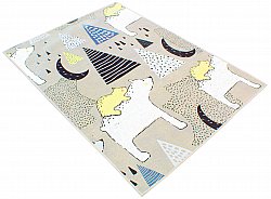 Childrens rugs - Piggyback Ride (grey)
