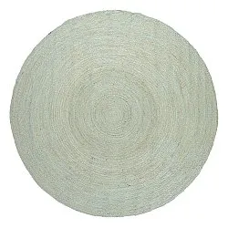 Round jute rug - Amasia (grey)