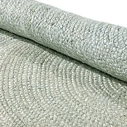 Round jute rug - Amasia (grey)