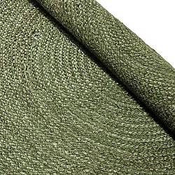 Round jute rug - Amasia (army green)