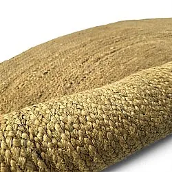 Round jute rug - Amasia (orange)