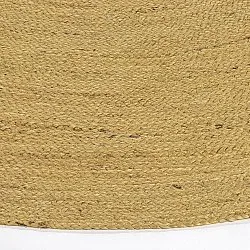Round jute rug - Amasia (orange)