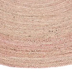 Round jute rug - Amasia (tan)