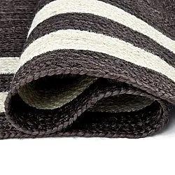 Jute rug - Jessore (dark taupe/white)