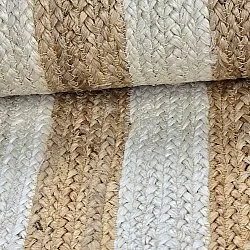 Jute rug - Jessore (natural/white)