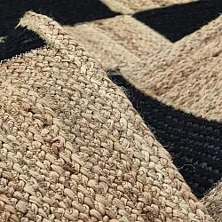Jute rug - Khulna (natural/black)