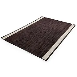 Jute rug - Senaki (dark taupe/white)