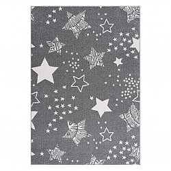 Childrens rugs - Stars (grey)
