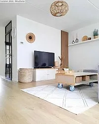 Indoor/Outdoor rug - Brussels Diamond (white)