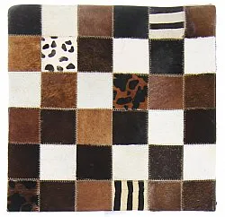 Cowhide cushion (cushion cover) 45 x 45 cm