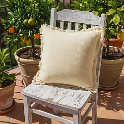 Cushion cover - Dorena (cream)
