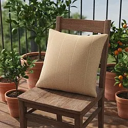Cushion cover - Martina Stripe (beige/white)