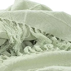 Throws - Nalani cotton throw (light green)