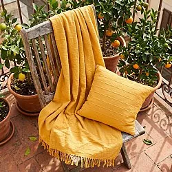 Throws - Nalani cotton throw (orange)