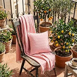 Throws - Nalani cotton throw (pink)
