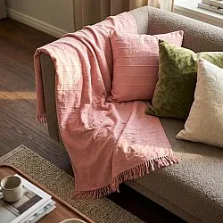 Throws - Nalani cotton throw (pink)