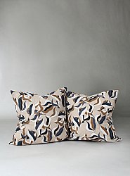 Cushion covers 2-pack - Amalie (grey/blue)