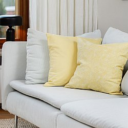 Cushion covers 2-pack - Merja (yellow)