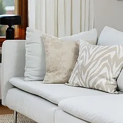 Cushion covers 2-pack - Minna (beige)