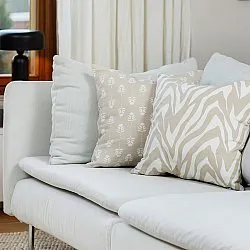 Cushion covers 2-pack - Sari (medium beige)