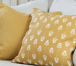 Cushion covers 2-pack - Sari (yellow)