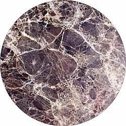 Round rug - Sines (purple)