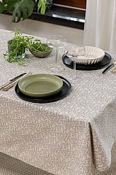 Cotton tablecloth Lilja (grey)
