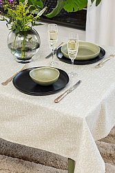 Cotton tablecloth Lilja (green)