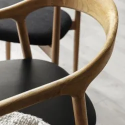 Armrest chair - Aspa (nature) - 2 pcs