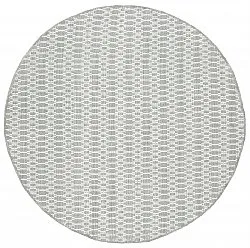 Round rug - Long Stitch (grey)