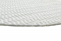Round rug - Long Stitch (grey)