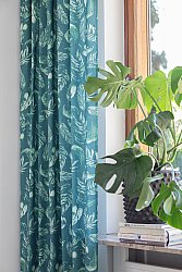 Curtains - Cotton curtain Lowe (green)