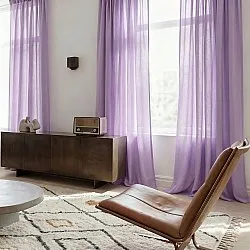 Curtains 2-Pack - Linen Blend Curtain Lumira (purple)