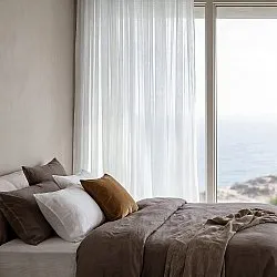 Curtains 2-Pack - Linen Blend Curtain Lumira (white)