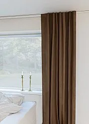 Curtains - Blackout curtain Amaris (dark brown)