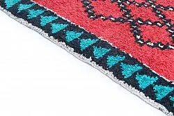 Moroccan Berber rug Boucherouite 370 x 170 cm