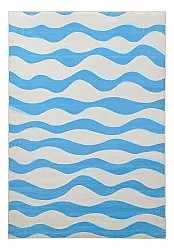 Wilton rug - Marsala (blue/white)