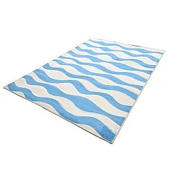 Wilton rug - Marsala (blue/white)