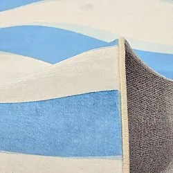 Wilton rug - Marsala (blue/white)