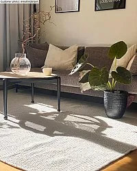 Wool rug - Otago (white)