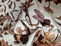 Curtains - Cotton curtain Mathilde (purple)