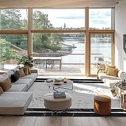 Wilton rug - Amaliada (black/white)