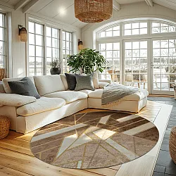 Round rug - Amasra (beige)